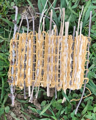 Spring Plein Air Weaving